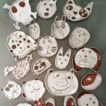 School activity pottery